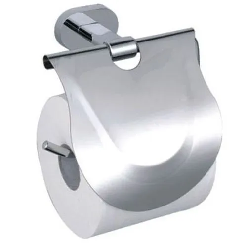 Deluxe Toilettenpapierhalter Im Exklusiven Design | Massiv Messing Verchromt Neu