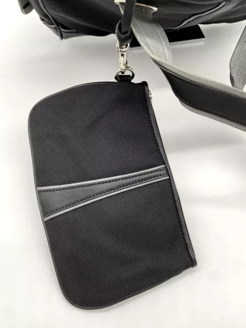 Tumi Elements Ballistic Nylon w/Leather Trim Handbag 14" (Black) 13