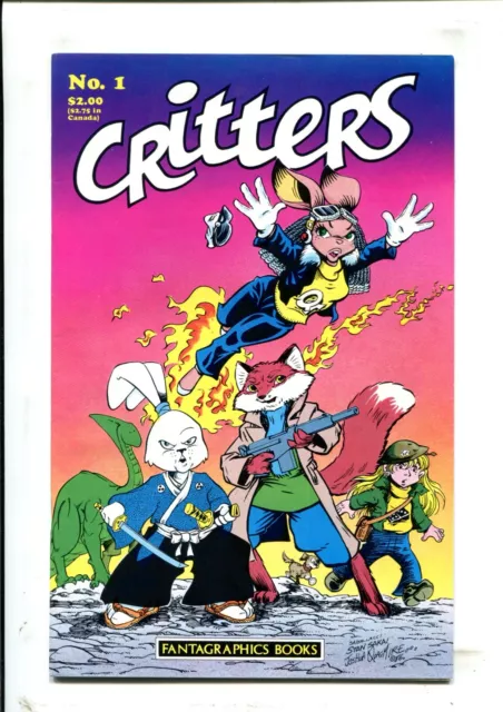 Critters #1 - 10-Page Usagi Yojimbo Story / 1st Appearance Gen (8.5) 1986