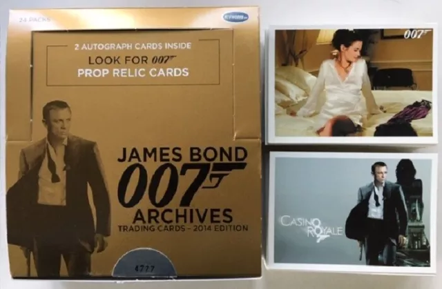 James Bond 007 Archives 2014 Edition Trading Cards Complete Base Set