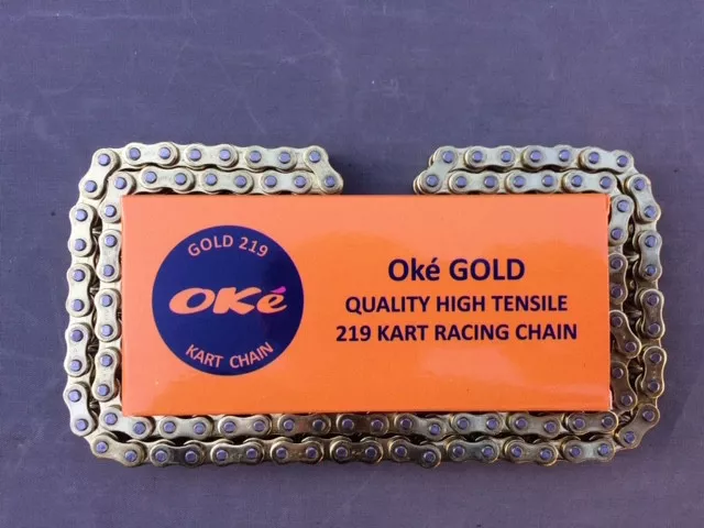 104 Link 219 Go Kart Chain Oke GOLD BEST PRICE/QUALITY ISO 9001 Certified Chain