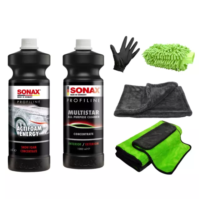 Sonax Profiline ActiFoam Energy Schaumreiniger Aktivschaum Lackpflege 1Liter Set