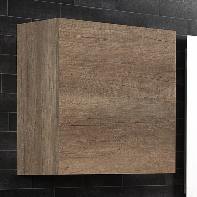 Meuble De Salle De Bains Smart 91 Cm Natural Oak Avec Plan Pour Lavabo A Poser