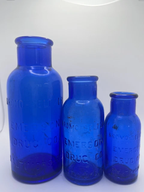 Vintage Collectible Glass Pharmacy Bottles