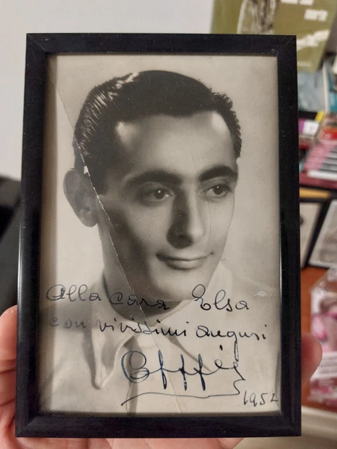 Photo Vintage Presse : Fausto Coppi Signant Un Autographe - Tirage Original 30x24 Cm