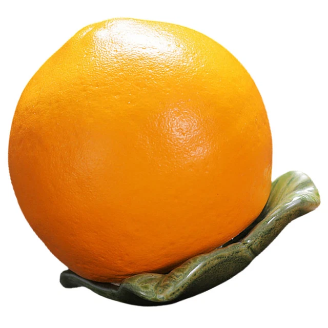 Lata de té naranja recipiente de dulces caja de almacenamiento para té latas de azúcar cerámica
