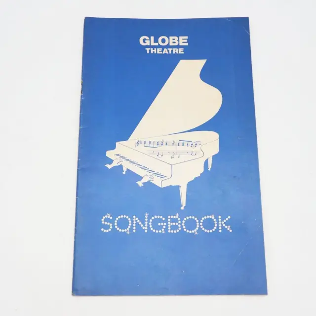 Vintage Theater Programm Songbook Globe Theater August 1979