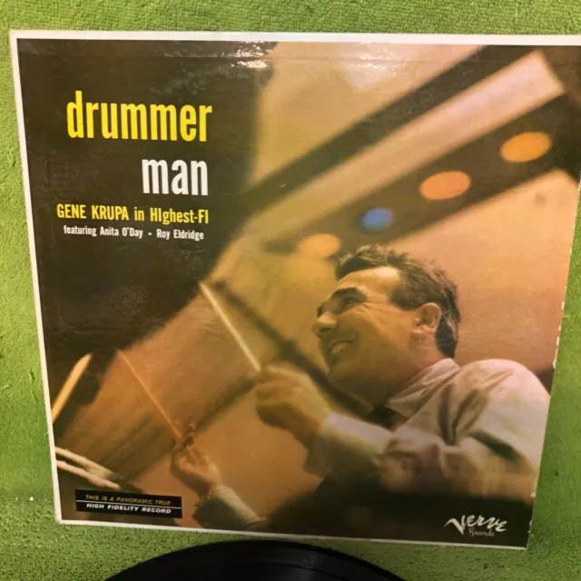 Gene Krupa/Anita O'Day/Roy Eldridge – Drummer Man Gene Krupa In HIghest-FI LP