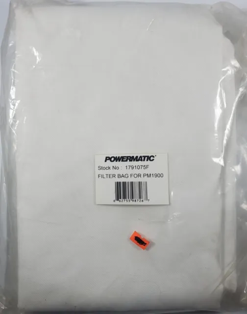 1791075F Powermatic 30- Micron Filter Bag for PM1900 Dust Collector