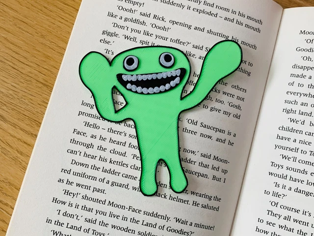 Garten Of Banban Inspired Jumbo Josh Bookmark - 3D Printed - Gamer Kid Gift