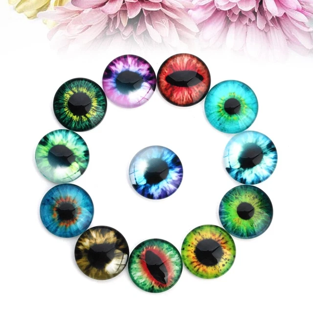 20 piezas hágalo usted mismo Ojos de Animal Realista Muñeca Google Hacer Manual Demonio