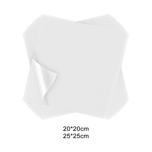 100 feuilles de stabilisateur de broderie pour la couture à la main de