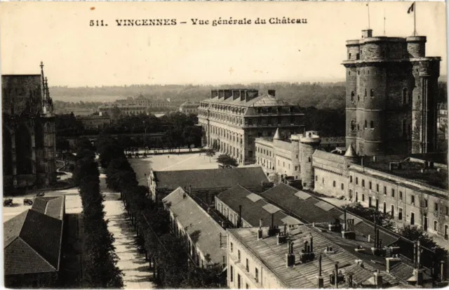 CPA Vincennes vue generale du Chateau (1347455)