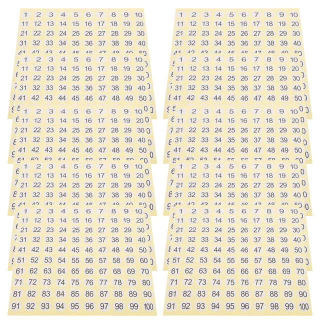 15 SHEETS NUMÉRO De Lalphabet Stickers Décalcomanies Lettre Rond ...