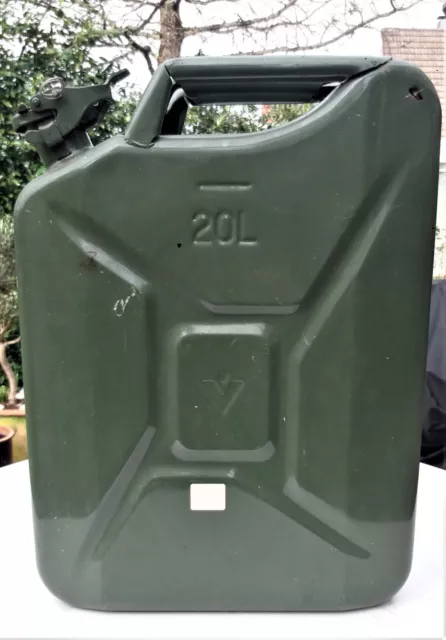 Benzinkanister 20 Liter Metall - Farbe grün ungebraucht Neu
