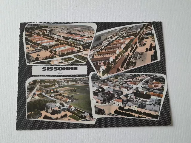 Carte postale SM - Sissonne (Aisne) 4 vues - 1967