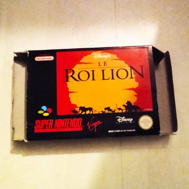 Le Roi Lion Complet Super Nintendo Snes Francais Fah