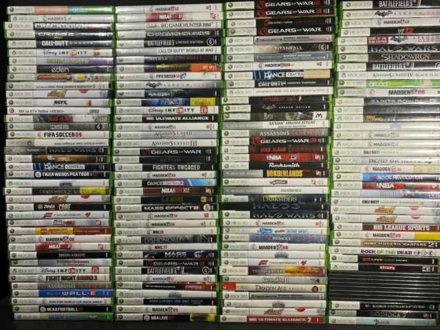 Xbox 360 Games Lot - You Pick - Inspected, Cleaned, Tested