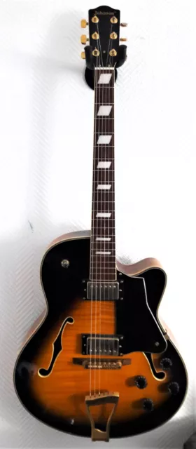 Johnson JH440NA    Hollow Body Jazz Guitar Full Size