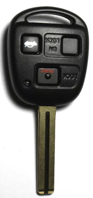 New Remote Key Keyless Replacement 3 Button Remote Head Short Blade For Lexus