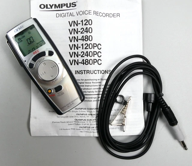 Dictaphone Olympus VN-1800 - Enregistreur Vocal Numérique D'occasion - Fonctionnel