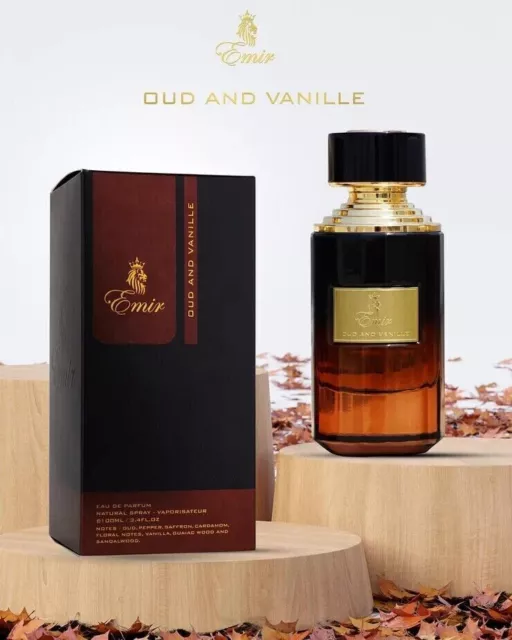 Paris Corner Oud & Vanilla By emir for Men parfum Eau de Parfum 100ml/3.4fl.oz