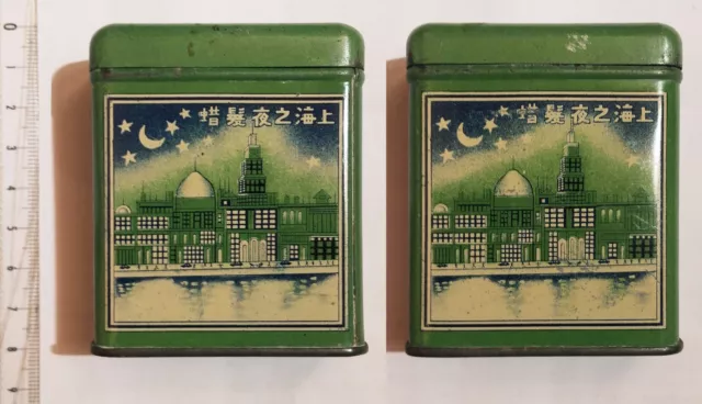 Brillantine Evening in Shangaï - Chinese tin / circa 1920… Haarfett