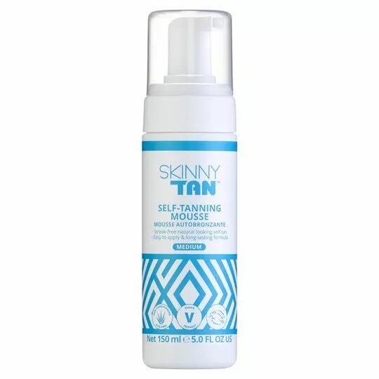 Skinny Tan Self-Tanning Mousse Medium Natural Looking Self Tan 150ml *Nuevo*