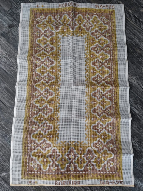 Knüpfteppich, Stramin, BORDURE ( Nr. 17 )