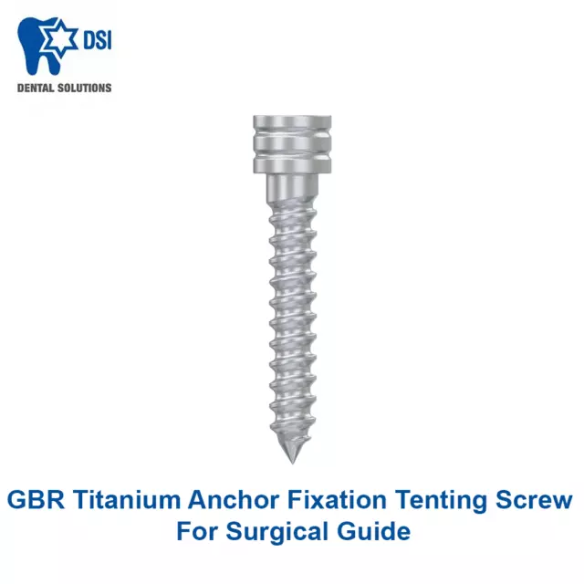 Dental DSI GBR Titanium Anchor Fixation Tenting Screw For Surgical Guide