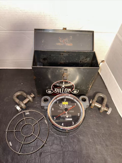 Vintage Dillon Dynamometer 7500 LBS Capacity 50 Pound Divisions American Airline