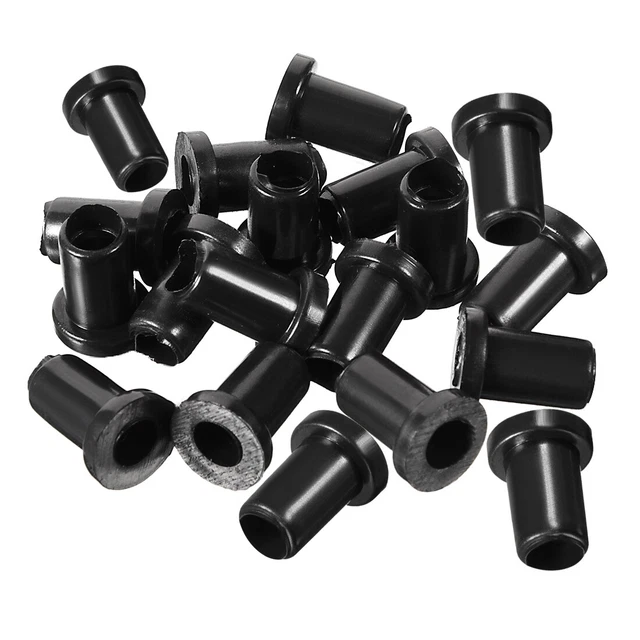 20Pz. 5mm ID PVC serracavo cavo protezione avvio manicotto cavo nero tubo