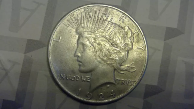 Dollaro USA 1924 Argento PEACE LIBERTY Stati Uniti D'America