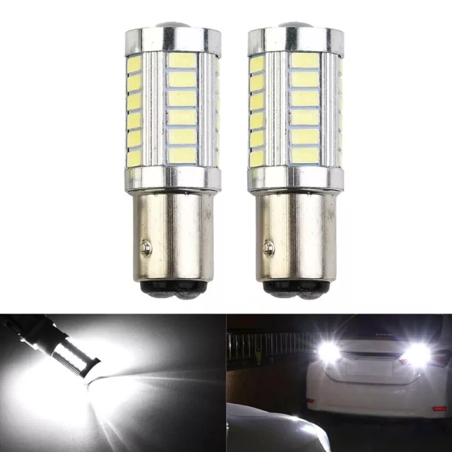 2 1157 P21/5W 380 BAY15D Voiture Feux Stop Frein Ampoules LED Lampe 33 SMD 12V