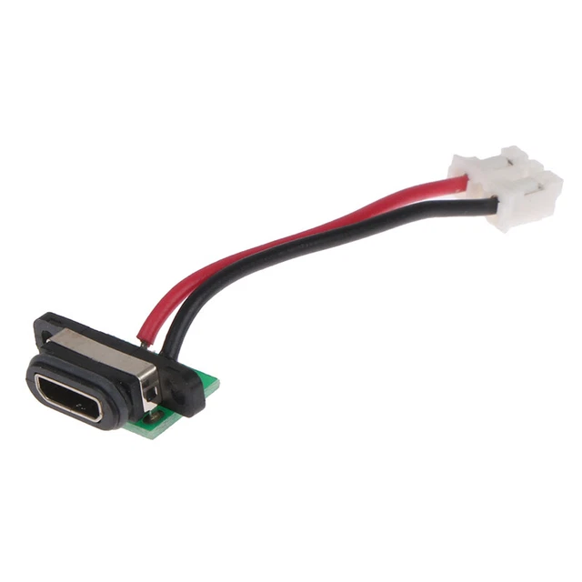 1 pz presa porta micro USB femmina con foro a vite - carica DB