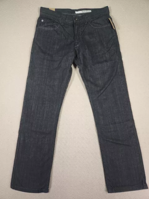 DKNY Jeans Mens 30x30 Bleecker Slim Fit Low Rise Blue Denim Dark Wash NWT 14