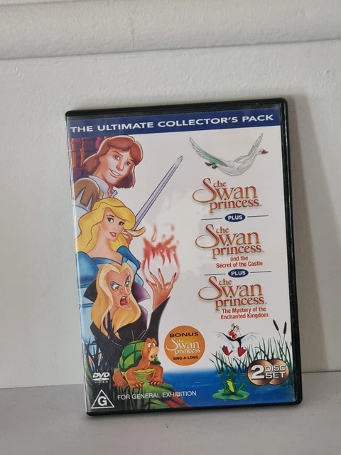 THE SWAN PRINCESS Movies 1,2 disk good condition Free