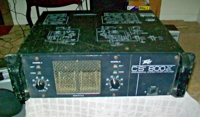 Peavey CS 800X 1200 watt Professional Stereo Power Amplifier, LOCAL PICKUP ONLY