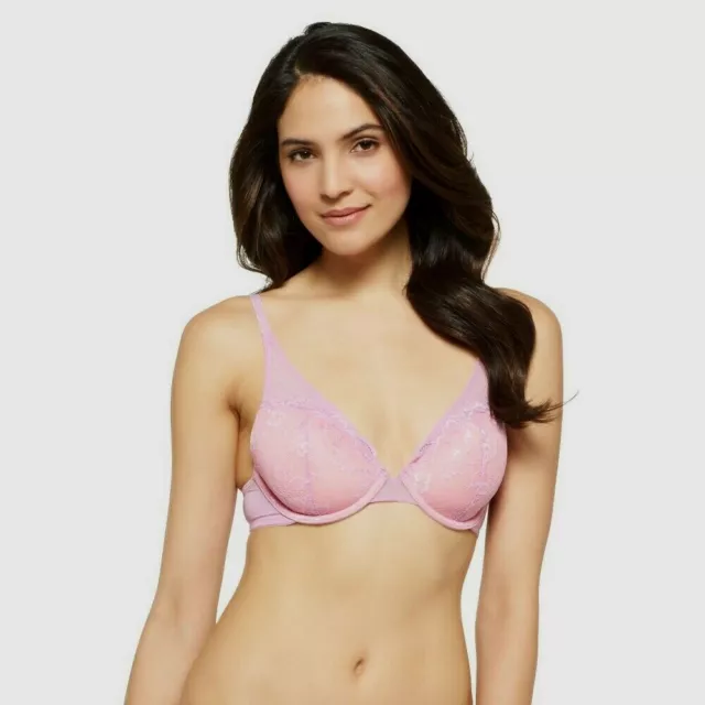 Pink Self Expressions Bra by Maidenform Lace Pink 34C
