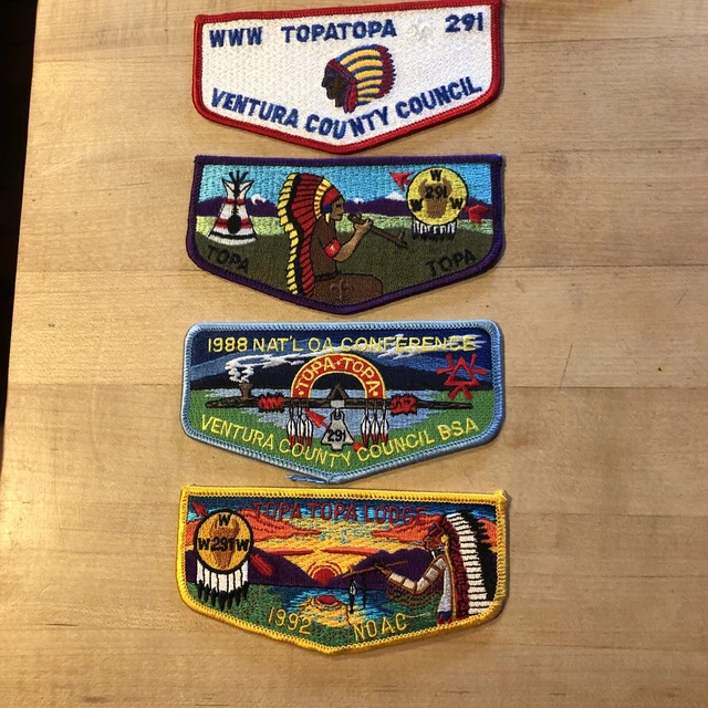 Topa Topa Lodge S10, S13a, S29 88 NOAC, S47 92 NOAC