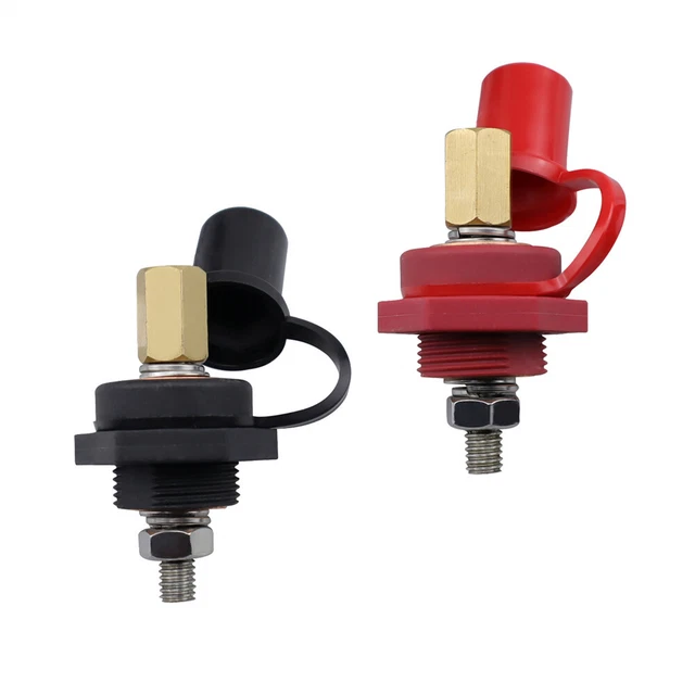 thumbnail image 2 of JAS Battery Jumper Terminals – Black & Red Pair, Remote Jump Start Posts 2 of 6