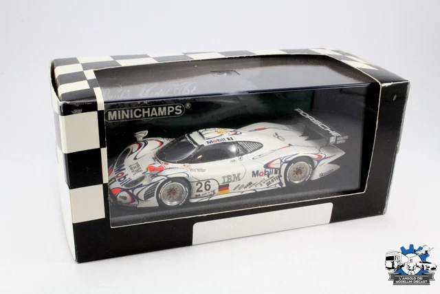 Porsche 911 GT1 Minichamps 1/43 - Vainqueur Le Mans 1998 - Réf WAP02005599