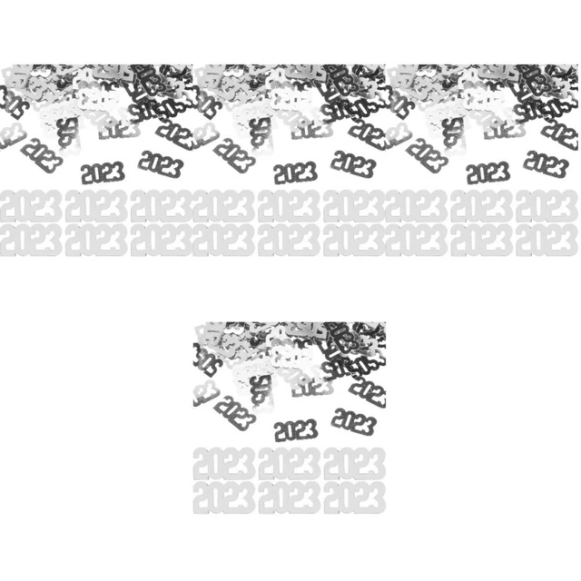 20 Bags Pvc 2023 Confetti Class of Table New Year Photo Props