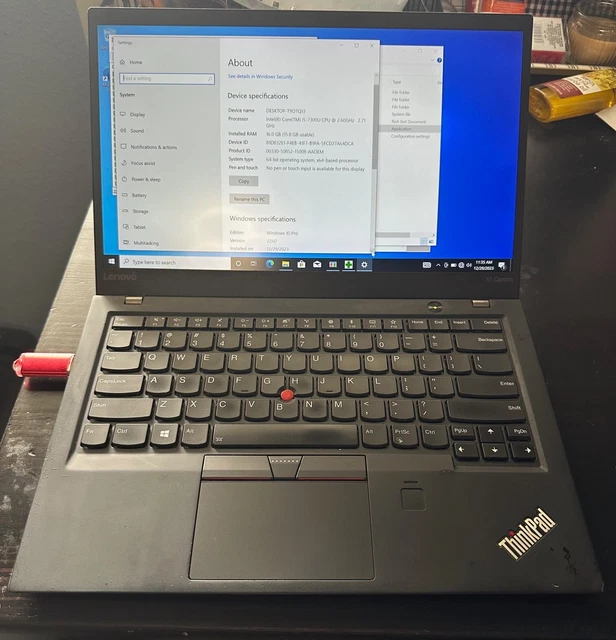 Écran LCD 14" FHD Brillant Pour Lenovo ThinkPad X1 Carbon Gen 5/6 - Neuf CoreParts