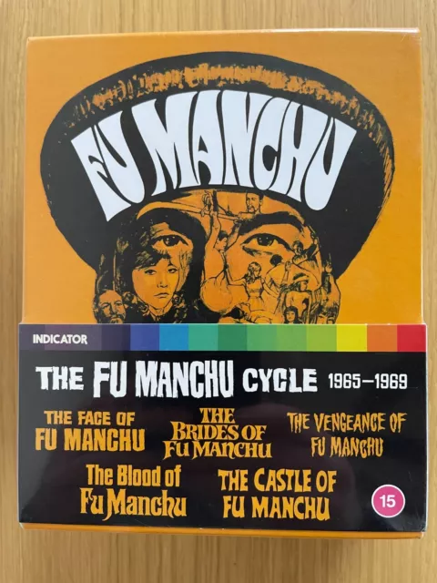 THE FU MANCHU CYCLE - 1965-1969 Indicator Limited Edition Blu-ray box OOP sealed