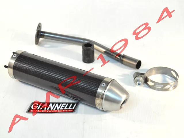 Silenziatore Giannelli Carbonio Aprilia  Mx 125 2004 - 2008   54603Hf