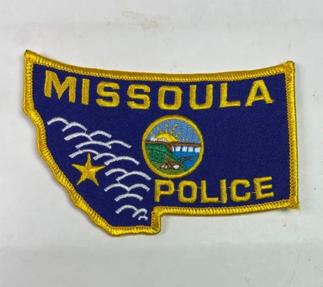 Missoula Police Montana MT Police Patch G10