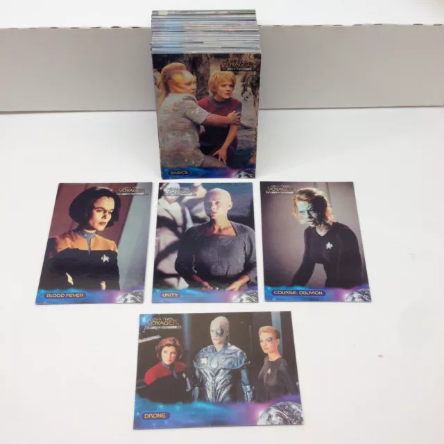 STAR TREK VOYAGER: CLOSER TO HOME (Skybox/1999) Complete Trading Card Set