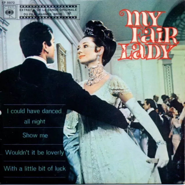 45 tours vinyle BO film My fair Lady Audrey Hepburn