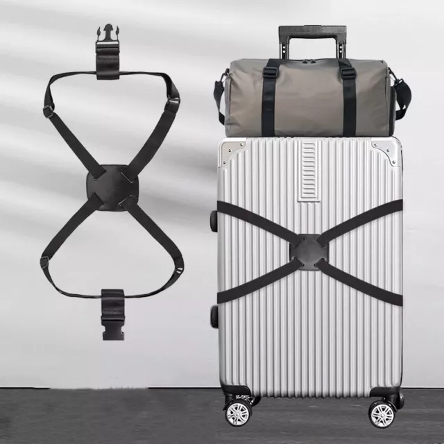 Luggage Straps Bag Bungees for Add a Bag Easy to Travel Suitcase Elastic Strap